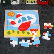 Set 5 mini puzzle din lemn pentru copii3-Jucarii din Lemn si Montessori