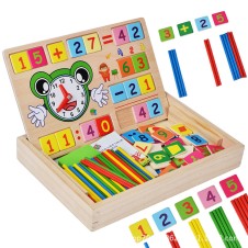 Joc educativ cu tablita si betisoare matematica distractiva2-Jucarii din Lemn si Montessori