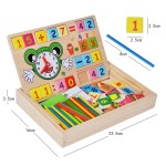 Joc educativ cu tablita si betisoare matematica distractiva5-Jucarii din Lemn si Montessori