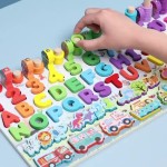 Joc logaritmic 6 in 1 preschool toys3-Jucarii din Lemn si Montessori