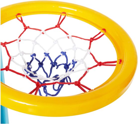 Tobogan copii cu leagan si cos de baschet pilsan toys6-Casute de joaca si Tobogane copii