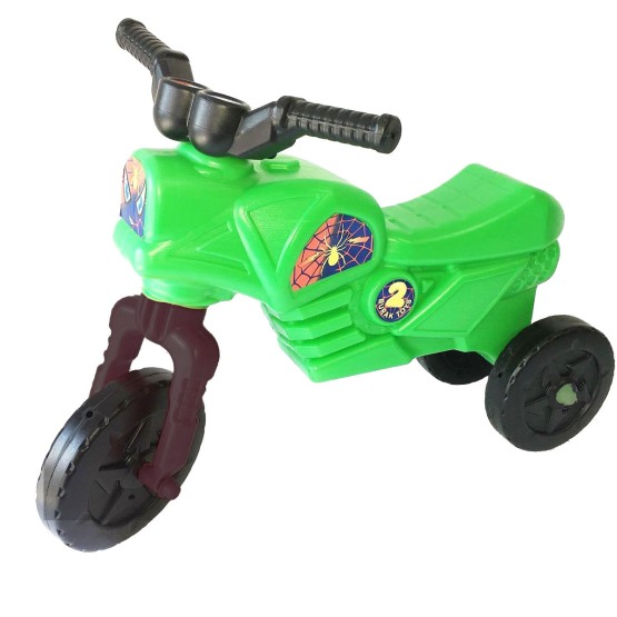 Tricicleta copii fara pedale Moto Enduro Super Cross Burak Verde - HAM BEBE