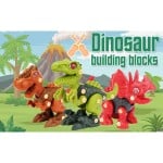 Set dinozauri de construit cu bormasina de jucarie de asamblat3-Jucarii Interactive