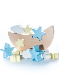 Joc de echilibru Luna cu stele si nourasi Marc Toys - HAM BEBE