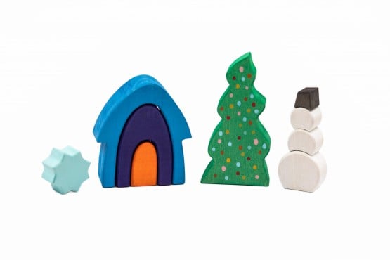 Jucarii Montessori Set handmade  Iarna din Poveste Marc Toys - HAM BEBE