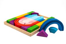 Set Handmade Constructor din Lemn Arca Mare Marc Toys - HAM BEBE