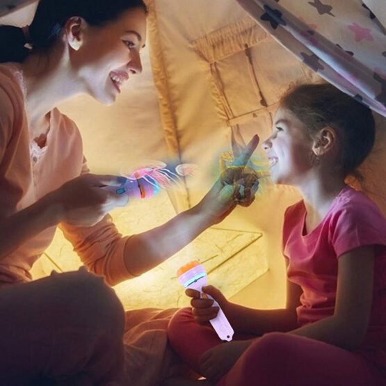 Lanterna de jucarie cu proiectii pentru copii - HAM BEBE