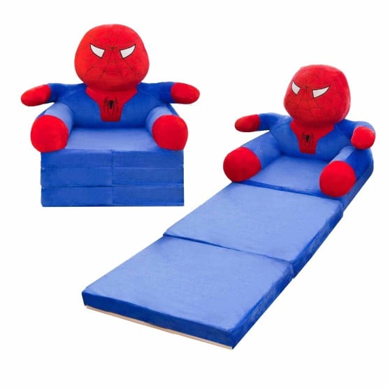 Fotoliu extensibil Spiderman pentru copii 3 placi Triple 115 cm - HAM BEBE