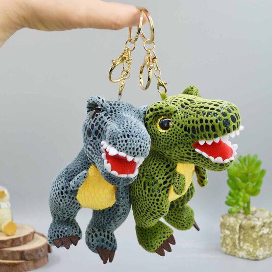 Dinozaur jucarie plus cu breloc Baby Dino - HAM BEBE