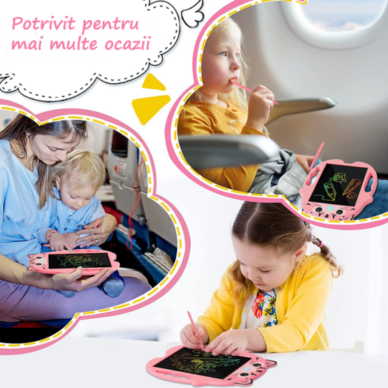 Tableta pentru desenat cu ecran LCD si stilou Pisicuta - HAM BEBE