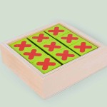 Joc x si 0 din lemn cuburi rotative tumble2-Jucarii din Lemn si Montessori