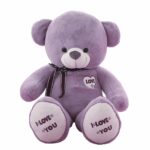 Urs plus mare 1 metru I love You Gri - HAM BEBE