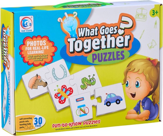 Puzzle asocieri what goes together2-Puzzle Copii