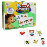 Puzzle asocieri in secvente puzzle sequence piese mari din carton1-Puzzle Copii