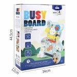 Busy board placa activitati senzoriale ursuletul nordic7-Jucarii din Lemn si Montessori