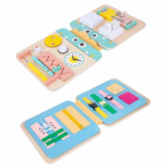 Joc busy board pliabil eductaiv sunny 5-Jucarii Senzoriale