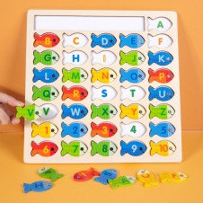 Joc educativ pescuit magnetic alfabetul si cifrele2-Jucarii din Lemn si Montessori