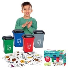 Joc educativ sortarea deseurilor pe culori garbage classification1-Jucarii educative bebe