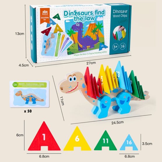 Joc sortare culori dinozaurul gaseste regula7-Jucarii educative bebe