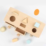 Jucarie montessori permanenta obiectelor cu sertare si forme3-Jucarii din Lemn si Montessori