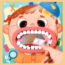 Jucarie trusa doctor stomatolog carte magnetica dentistul2-Jucarii doctor copii