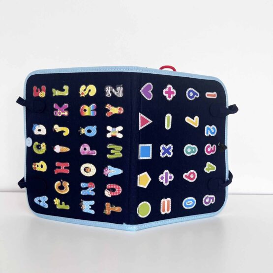 Carte senzoriala Quiet Book cu activitati tip busy board - HAM BEBE
