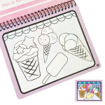 Carte colorat cu apa water doodle dulciuri2-Pictura si desen