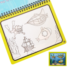 Carte colorat cu apa water doodle vaporase3-Pictura si desen