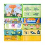 Quiet Book Carte cu activitati cu stickere reutilizabile Dinozauri - HAM BEBE