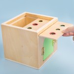 Cub educativ din lemn Montessori Play Kit 6 in 1 - HAM BEBE