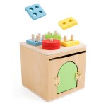 Cub educativ din lemn Montessori Play Kit 6 in 1 - HAM BEBE