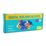 Jocul numerelor – Set constructii copii din lemn Digital building blocks - HAM BEBE