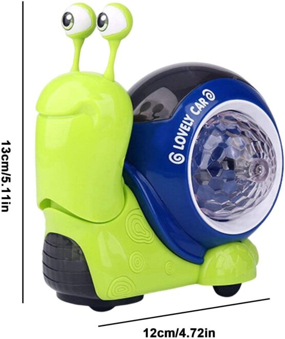 Melc interactiv de jucarie cu lumini si sunete Snail Fun Fast - HAM BEBE