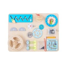 Busy Board Placa senzoriala cu activitati Nunukids Montessori - HAM BEBE