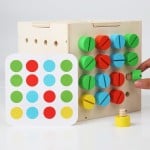 Cub educativ din lemn Montessori Play Kit 6 in 1 (Copiază) - HAM BEBE