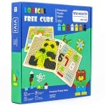Joc educativ mozaic Logical Free Cube VIVIwood - HAM BEBE