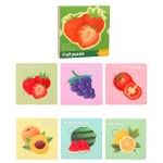 Set 6 carduri puzzle cu piese mari pentru copii - HAM BEBE