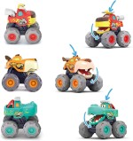 Set 3 masinute de jucarie pentru bebelusi Monster Truck HOLA - HAM BEBE