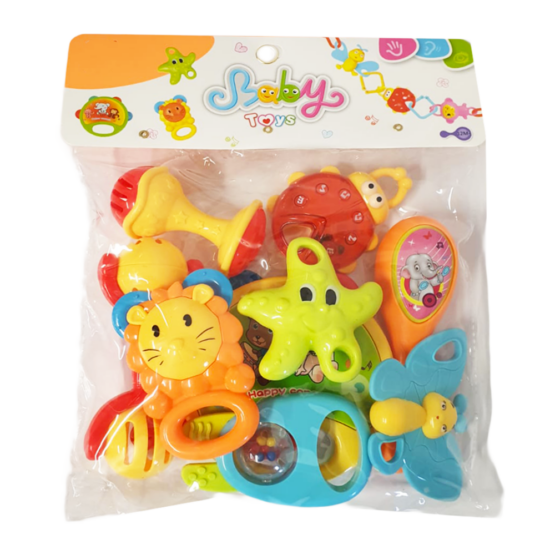 Set 11 zornaitoare colorate pentru bebe - HAM BEBE