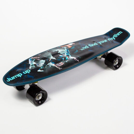 Penny Board cu roti din silicon cu lumini Roz (Copiază) - HAM BEBE