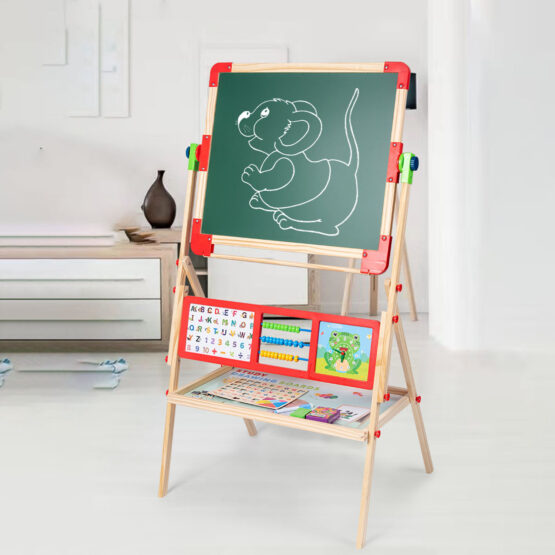 Tabla magnetica copii educativa 5 in 1 Sevalet cu accesorii MY-8898 - HAM BEBE