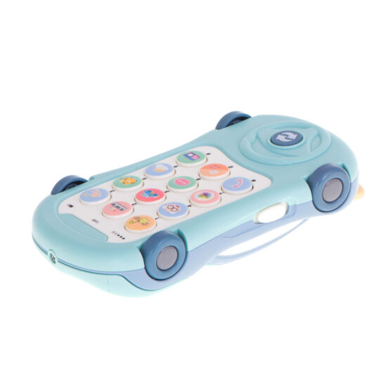 Jucarie telefon masinuta cu proiectii si melodii Car Phone 3 in 1 - HAM BEBE