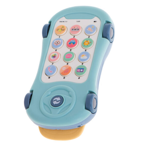 Jucarie telefon masinuta cu proiectii si melodii Car Phone 3 in 1 - HAM BEBE