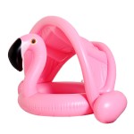 Colac gonflabil mare Glitter Flamingo INTEX (Copiază) - HAM BEBE
