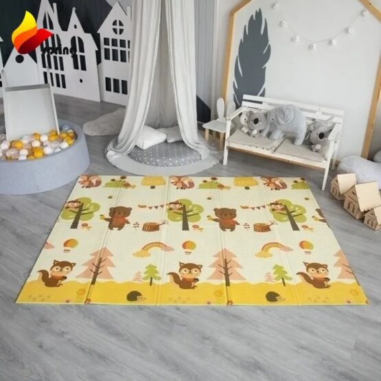 Covoras termic pliabil pentru copii 200x150 cm Padurea Fermecata FOX (Copiază) - HAM BEBE