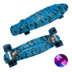 Penny Board cu roti din silicon cu lumini Graffiti (Copiază) - HAM BEBE