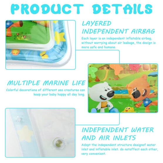 Salteluta de joaca cu apa Activitati pentru bebe Catelusii - HAM BEBE