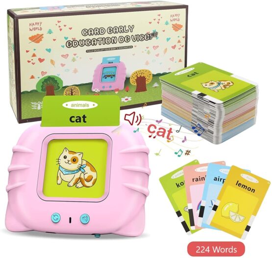 Joc interactiv cititor carduri in limba engleza Kitty Cards reader - HAM BEBE