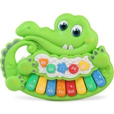 Pian educativ de jucarie pentru bebe Crocodiulul Blue (copiază) - HAM BEBE