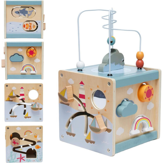 Cub educativ kabi activity cube delfinul 2-Centre activitati